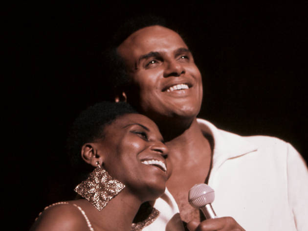 Miriam Makeba and Harry Belafonte in Sing Your Song Miriam Makeba and Harry Belafonte in Sing Your Song