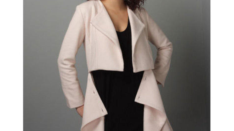 ecote suede love coat