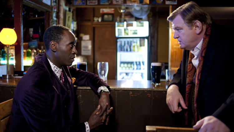 Don Cheadle and Brendan Gleeson in The Guard.