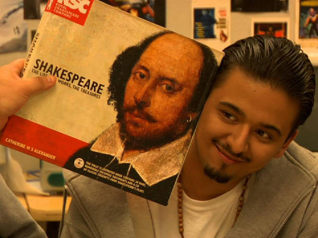 High school student Chris Marquez in Shakspeare High High school student Chris Marquez in Shakspeare High