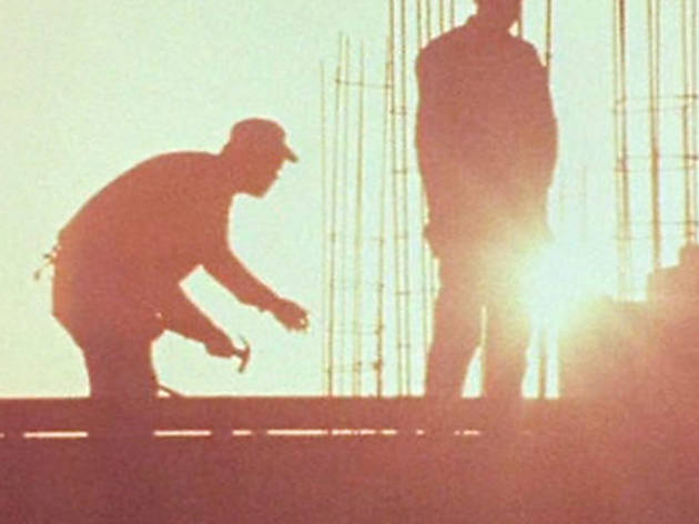 SUNRISE, SUNSET Two workers go about their day SUNRISE, SUNSET Two workers go about their day.
