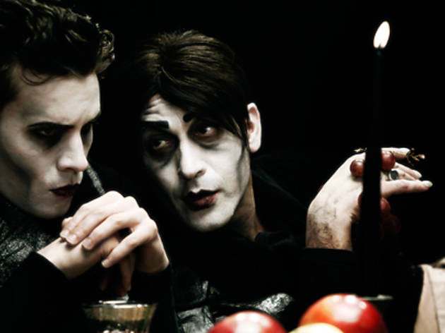 THEATER OF BLOOD Ventimiglia, right, smells dinner THEATER OF BLOOD Ventimiglia, right, smells dinner.
