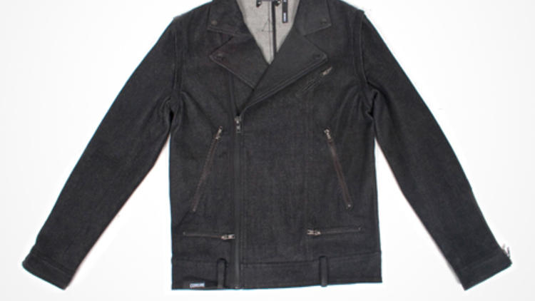 Commune Dean motorcycle jacket, $186, at Oak, 28 Bond St between Bowery and Lafayette St (212-677-1293, oaknyc.com)