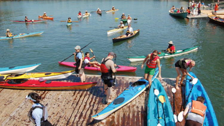 Kayaking on the Hudson