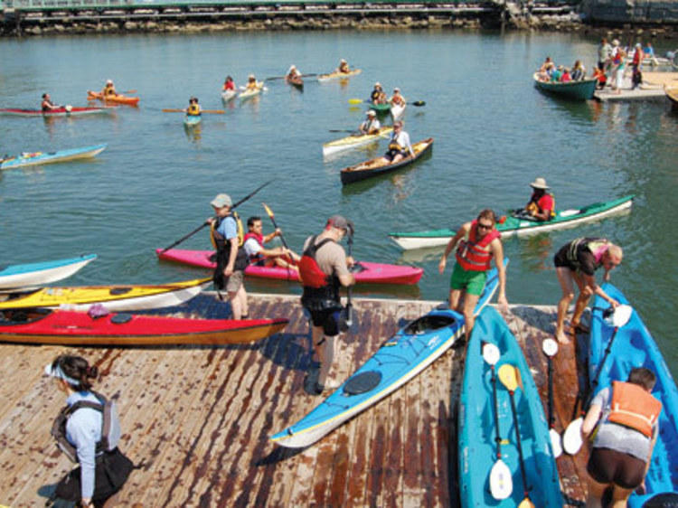 Kayaking on the Hudson