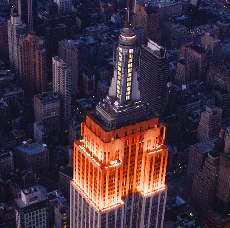 Watch the Empire State Building's Halloween light show tomorrow!