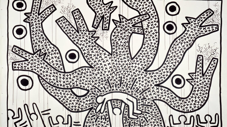 Keith Haring, Untitled 1982 (Photograph: Collection Keith Haring Foundation. © Keith Haring Foundation)