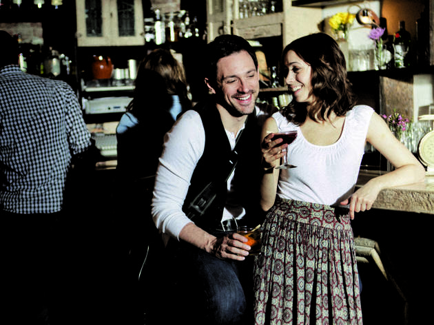 Steve Kazee and Cristin Milioti from Once at the Wayland