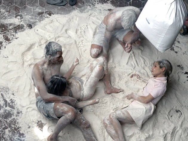 Four Lovers Clockwise from top: Nicolas Duvauchelle, Marina Foïs, Elodie Bouchez and Roschdy Zem in Four Lovers
