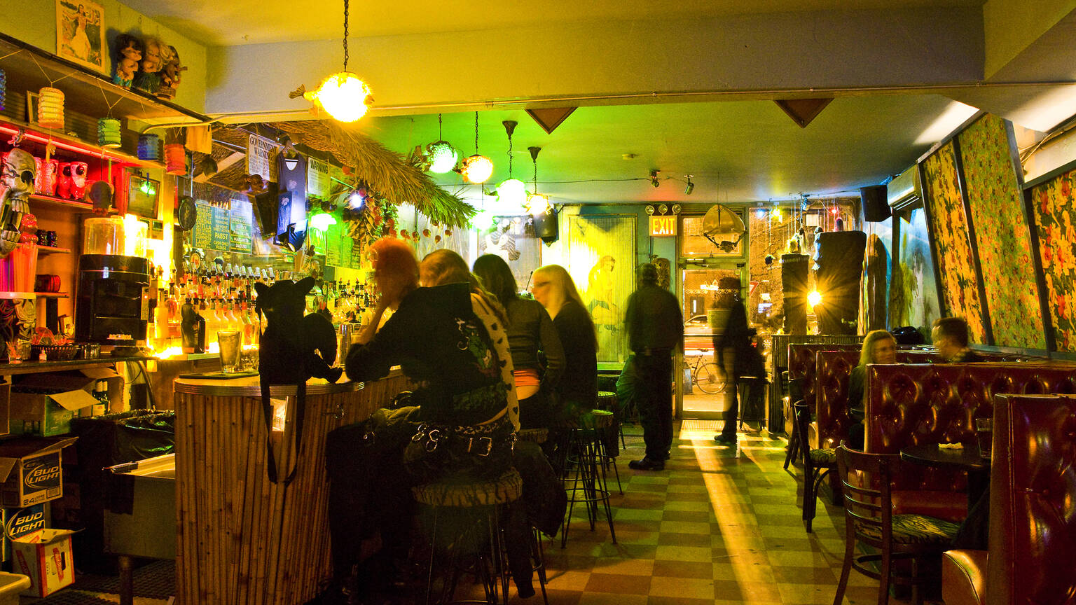 Otto’s Shrunken Head Bars in East Village, New York