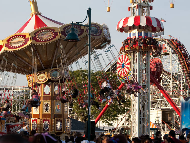 Ride the Cyclone at Luna Park