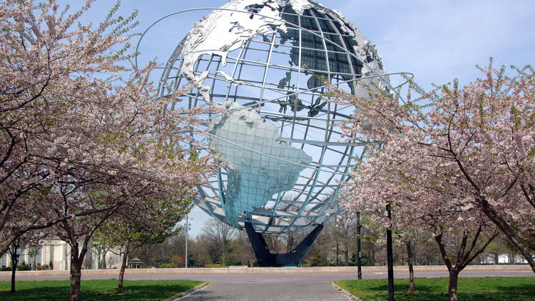 Pedal boating at Flushing Meadows–Corona Park’s Ederle Terrace