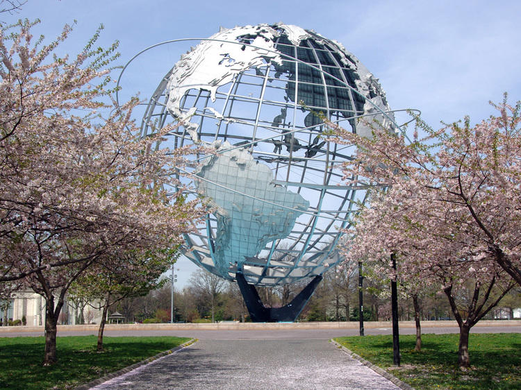 Pedal boating at Flushing Meadows–Corona Park’s Ederle Terrace