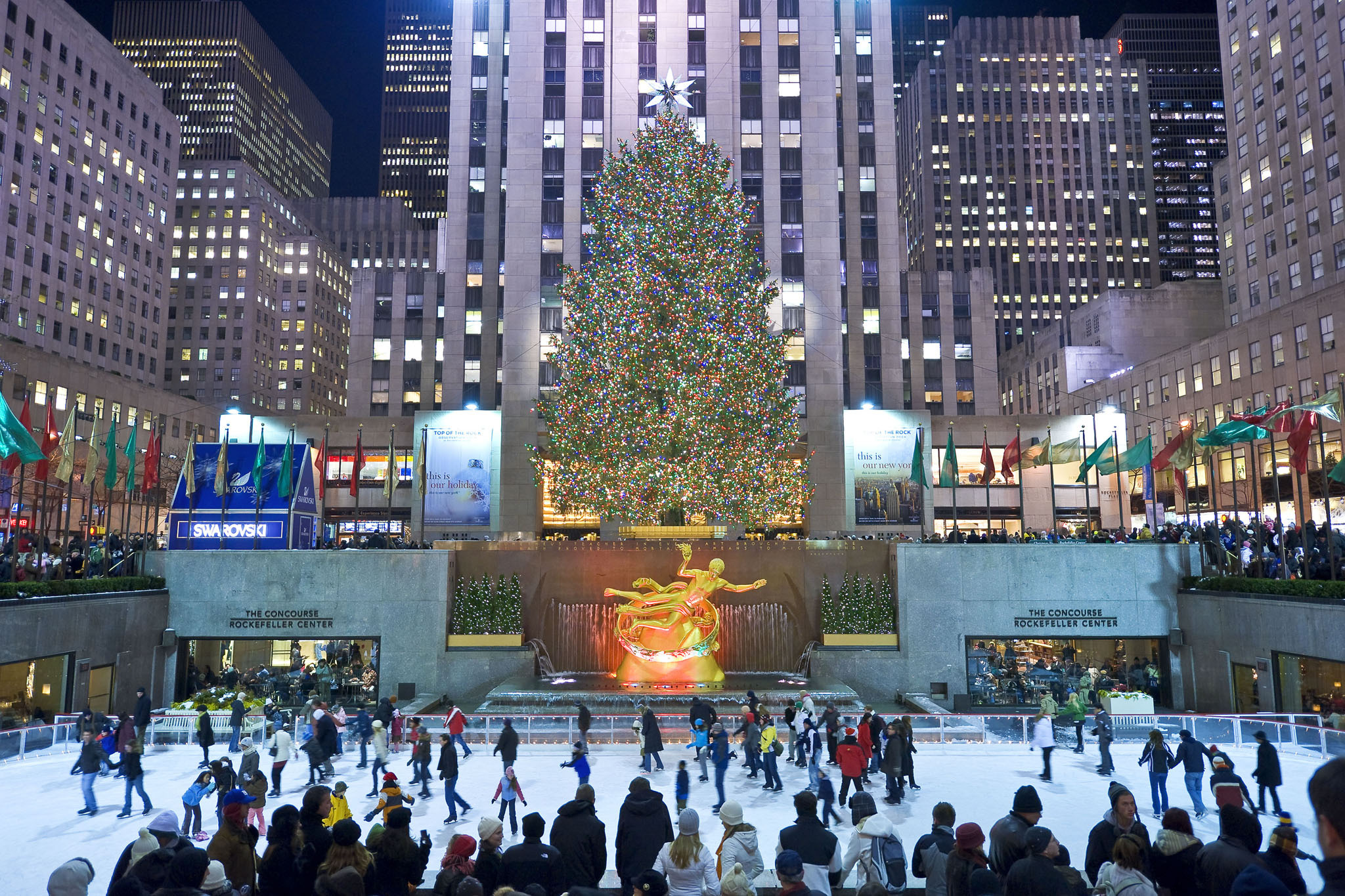 Image result for rockefeller center ice skating