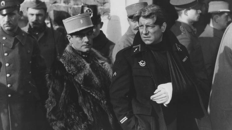 Pierre Fresnay, left, and Jean Gabin in Grand Illusion