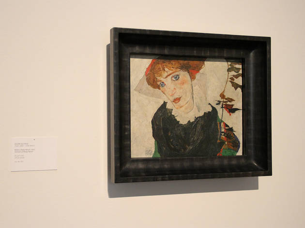 Portrait of Wally Egon Schiele's painting in Portrait of Wally