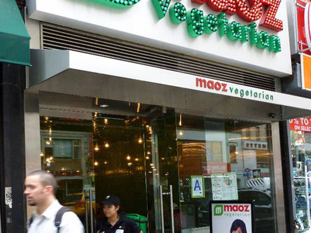 Maoz Vegetarian Restaurants In Hell S Kitchen New York