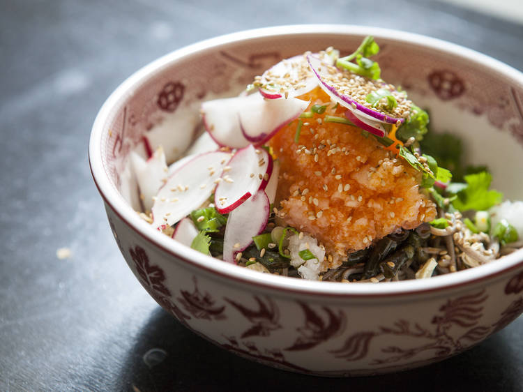 Chilled buckwheat noodles at Mission Chinese Food