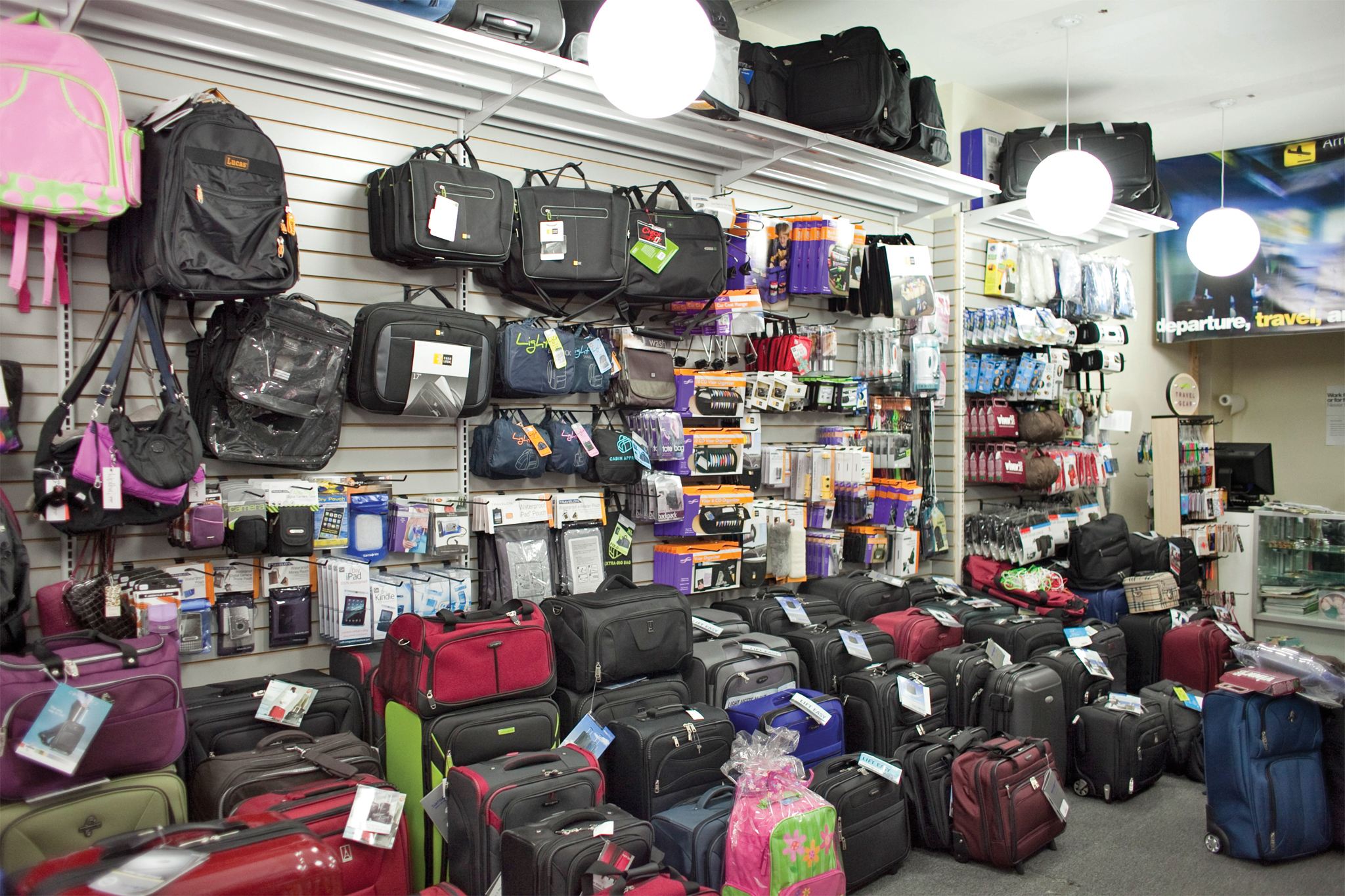 bags and luggage shop
