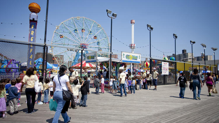 Coney Island Boardwalk (Photograph: Virginia Rollison)