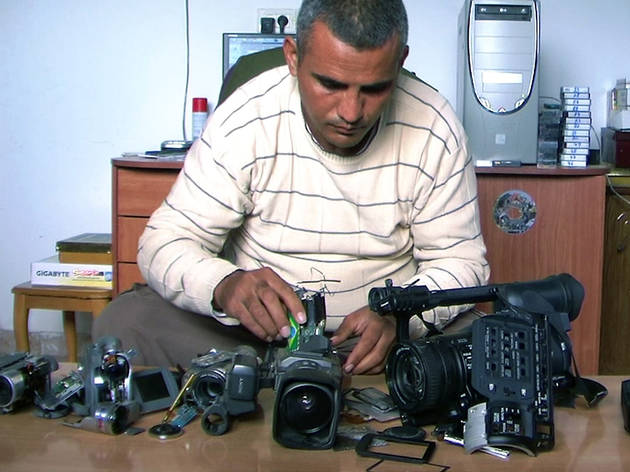 5 Broken Cameras Emad Burnat in 5 Broken Cameras