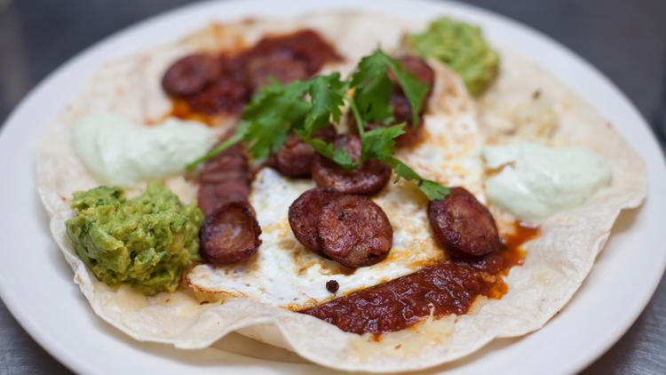 Geoffrey Zakarian's Breakfast Street Tacos Recipe