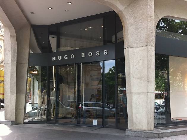 hugo boss store champs elysees