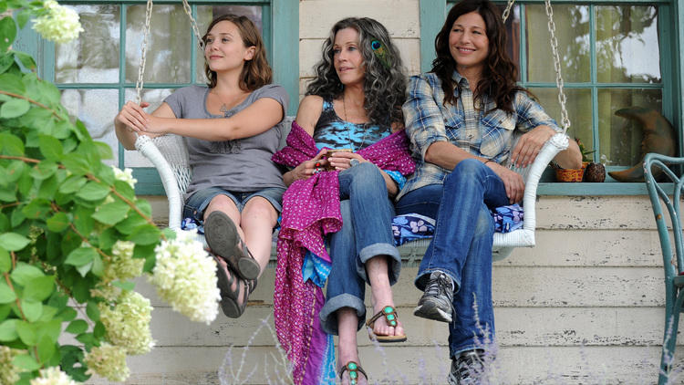 Elizabeth Olsen, Jane Fonda and Catherine Keener in Peace, Love, & Misunderstanding