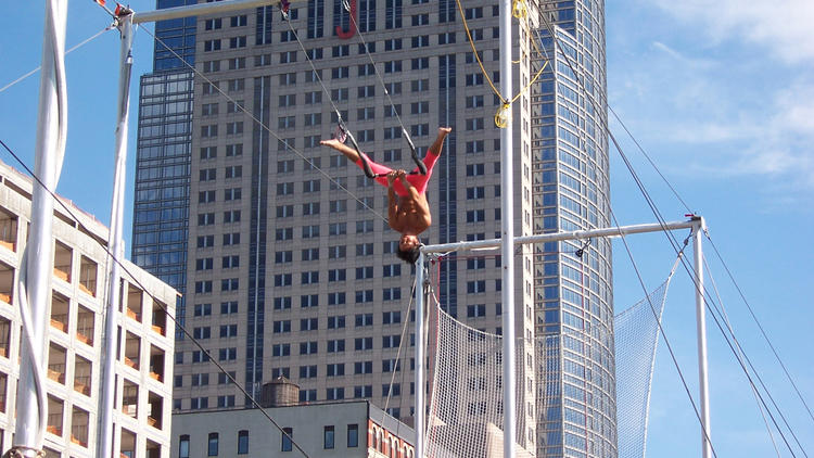Trapeze School New York at Pier 40