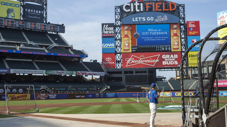 David Wright takes swings during surprising Mets batting practice appearance