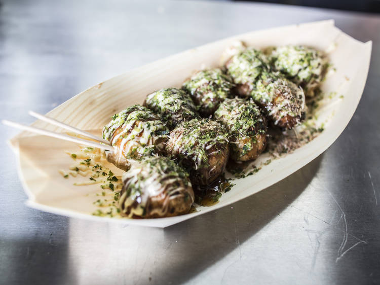 Takoyaki at Okadaman food truck
