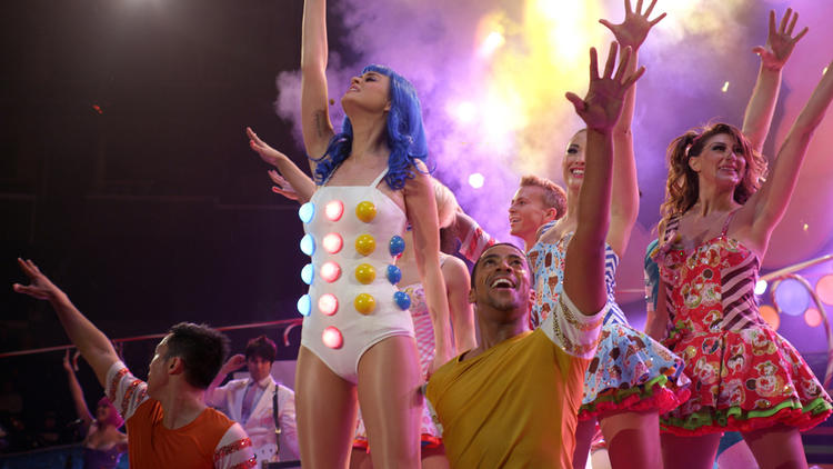 Katy Perry, center, In Katy Perry: Part of Me