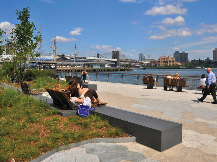 Walking tours along New York City's waterfront