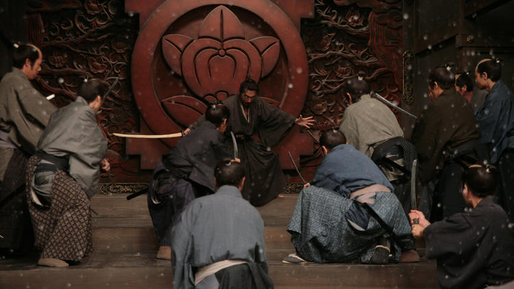 Eita Nagayama, center, in Hara-Kiri: Death of a Samurai