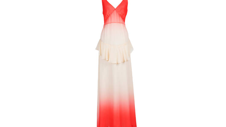 Charlotte Ronson silk maxidress, $310 (was $415), at Elionne