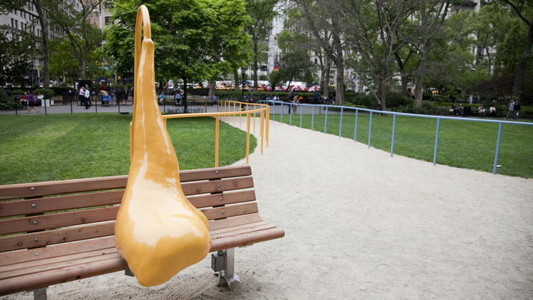 Outdoor public art in NYC 2012 (Photograph: Anna Simonak)