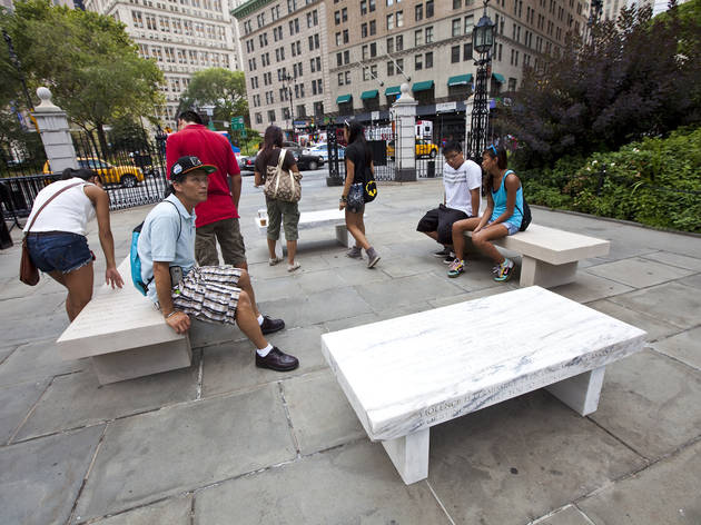 Outdoor public art in NYC 2012 Outdoor public art in NYC 2012 (Photograph: Jessica Lin)