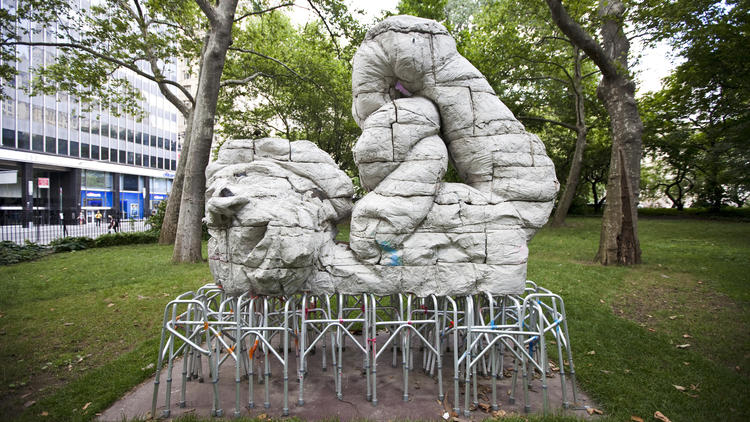 Outdoor public art in NYC 2012 (Photograph: Jessica Lin)