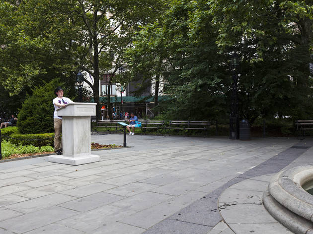 Outdoor public art in NYC 2012 Outdoor public art in NYC 2012 (Photograph: Jessica Lin)