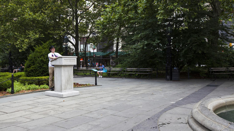 Outdoor public art in NYC 2012 (Photograph: Jessica Lin)