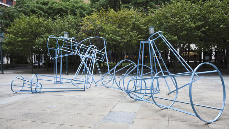 Outdoor public art in NYC 2012 (Photograph: Jessica Lin)