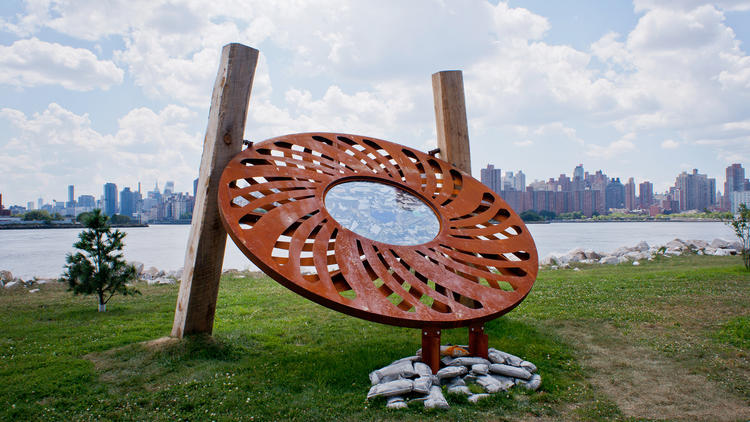 Outdoor public art in NYC 2012 (Photograph: Paul Wagtouicz)