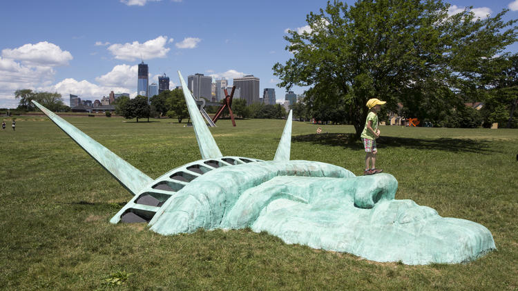 Outdoor public art in NYC 2012 (Photograph: Caroline Voagen Nelson)