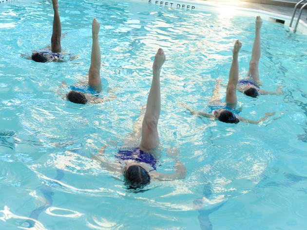 Synchronized swimming Synchronized swimming