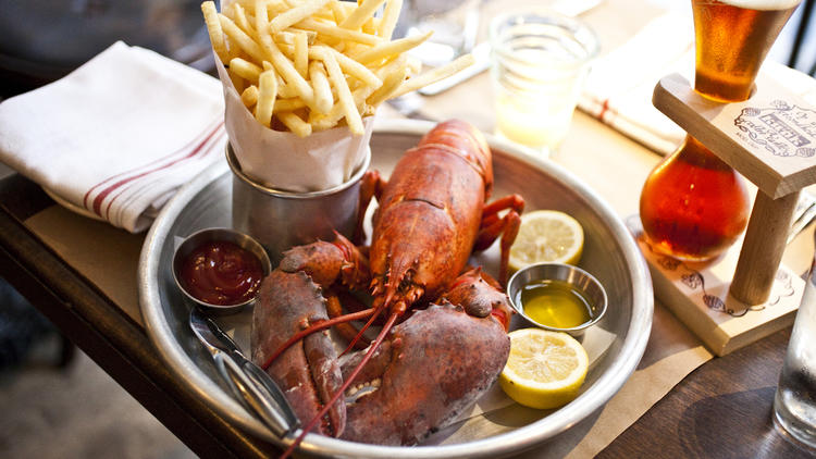 Steamed lobster at Ken & Cook