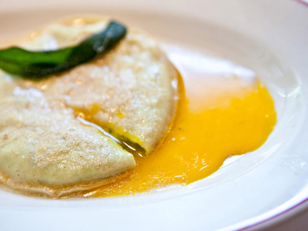 Maialino Raviolo al uovo at Maialino