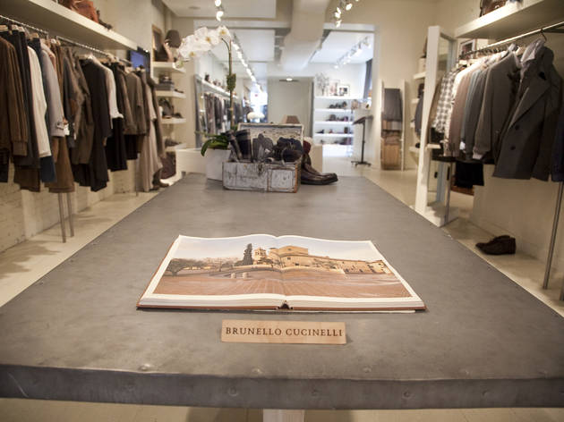 Brunello Cucinelli Shopping In West Village New York