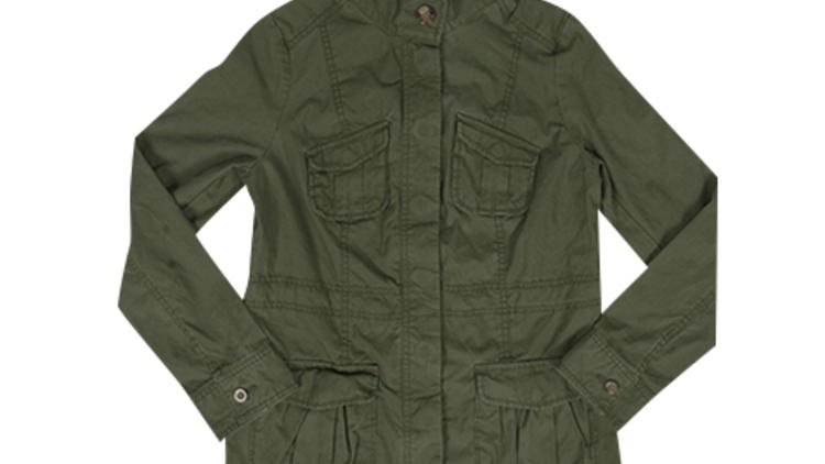 Lucky Brand Utility Jacket (olive Night) Women's Coat in Green