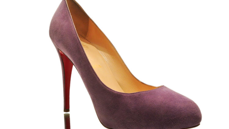 Christain Louboutin suede platform heels, $270 (were $480), at Fisch for the Hip