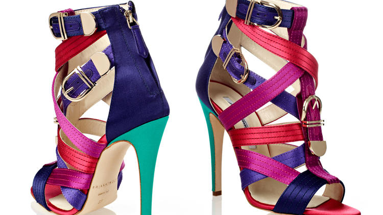 Brian Atwood multicolored strappy sandals, $1,335